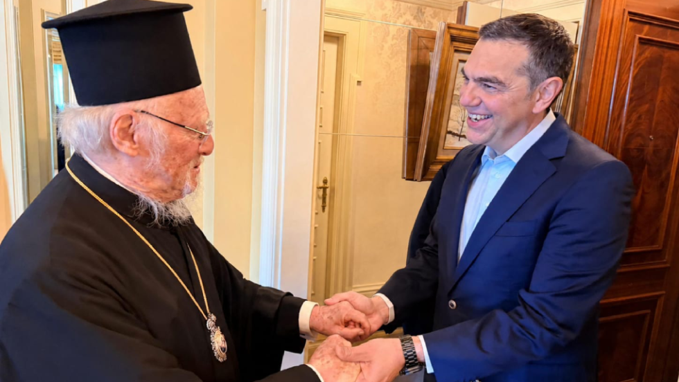 Συνάντηση Τσίπρα - Βαρθολομαίου: Αριστερά και Εκκλησία πορεύονται με κοινές ανθρωπιστικές αρχές και αξίες